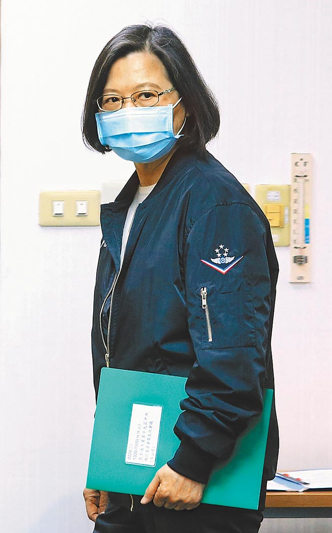 蔡英文总统。（王英豪摄）