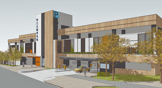 台中市交通局规画将山仔脚平面停车场改建为精密园区停三立体停车场，将投入3亿8300万元经费，预计2023年完工。（中市府提供／林欣仪台中传真）