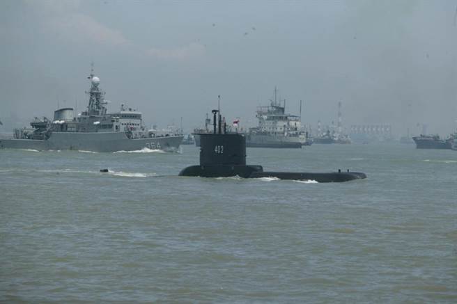 印尼潛艦在峇里島北部海域失聯。(圖/中央社)