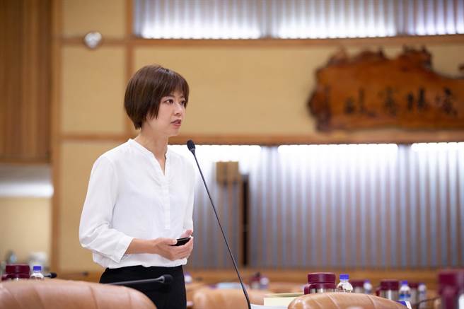 新北市议员江怡臻今质询建议在捷运站2号出口旁增设永寧转运站。（江怡臻提供）