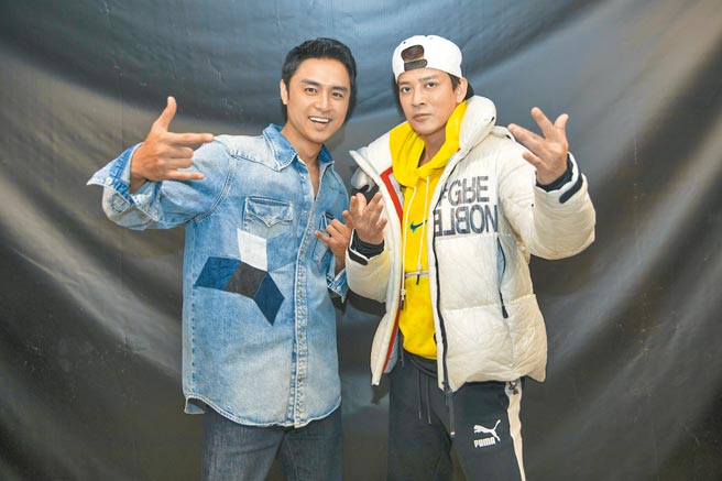 明道（左）與陳曉東結識於節目。（歐希納提供）