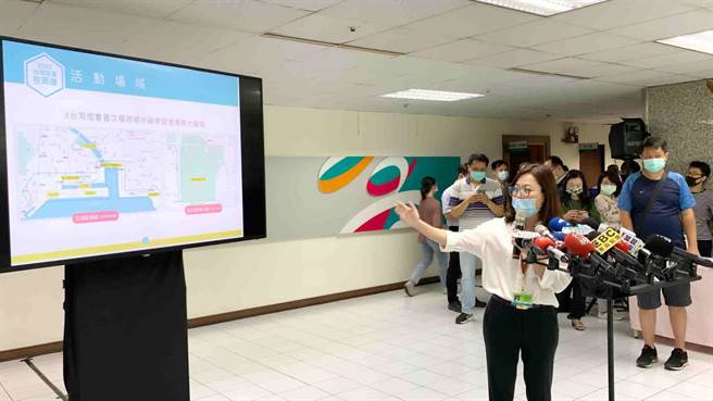 高市觀光局長周玲妏指出，2022台灣燈會面積將會是史上最大。（柯宗緯攝）