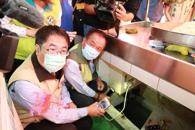 下营市场兴建时建置容量达68公吨的雨水贮存系统。(台南市经发局提供／刘秀芬台南传真)