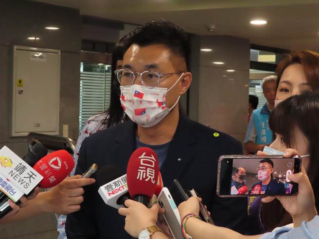 朱、江勢必一戰？江啟臣：選舉不是零和遊戲。（葉德正攝）