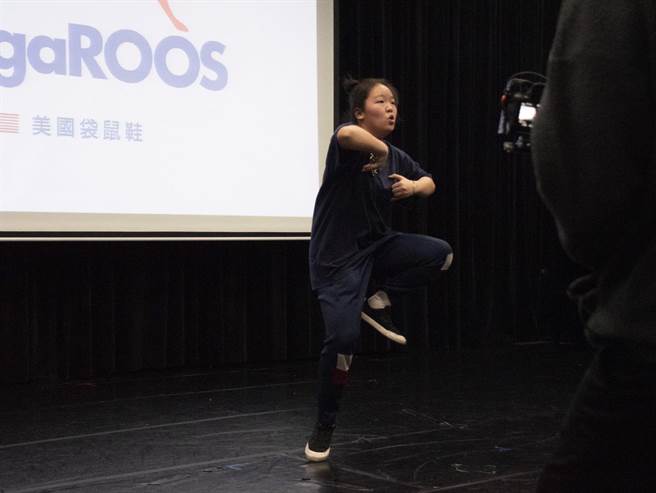 谷焉同学舞蹈精湛。图／台北海大提供