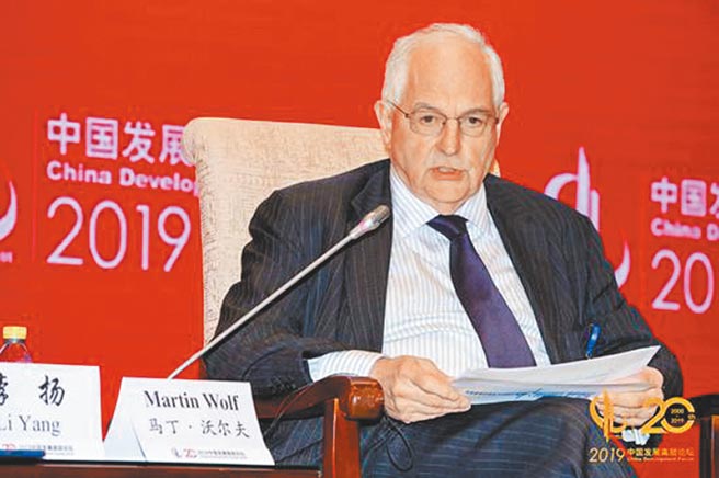 英國《金融時報》副主編及首席經濟評論員馬丁‧沃爾夫（Martin Wolf）。（取自網路）