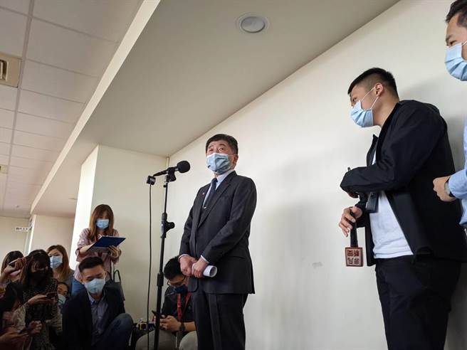 卫福部长陈时中。（陈人齐摄）