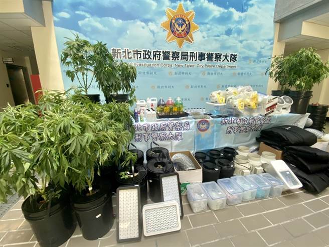 35岁周姓男子为桃园市某仓储业少东，每月薪资10余万元，上月底被警方查获在台南市承租「透天厝」栽种大麻，警方查扣大批证物。（翻摄画面）