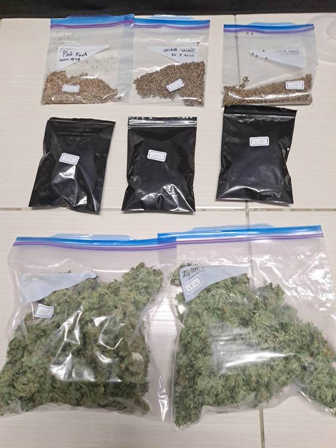 35岁周姓男子为桃园市某仓储业少东，每月薪资10余万元，上月底被警方查获在台南市承租「透天厝」栽种大麻，警方查扣大批证物。（翻摄画面）
