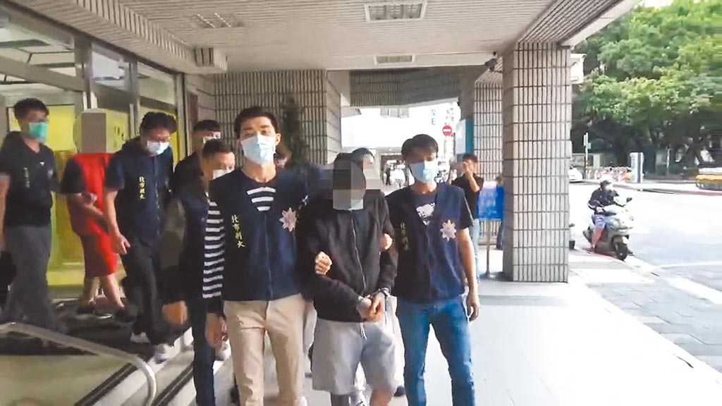 台北市警方進行3波掃黑，逮捕天道盟正義會陳姓大哥等9名犯嫌。（文：陳鴻偉 圖：警方提供）