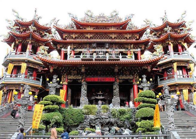 芦洲涌莲寺。(翻摄自涌莲寺脸书／戴上容新北传真)