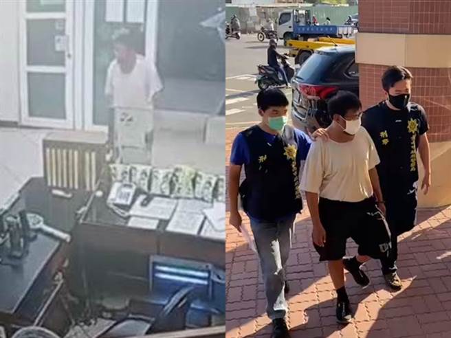 王男闯警局要求释放友人王姓毒犯，警方事后逮人验尿，果然验出毒品反应。（图／警方提供）