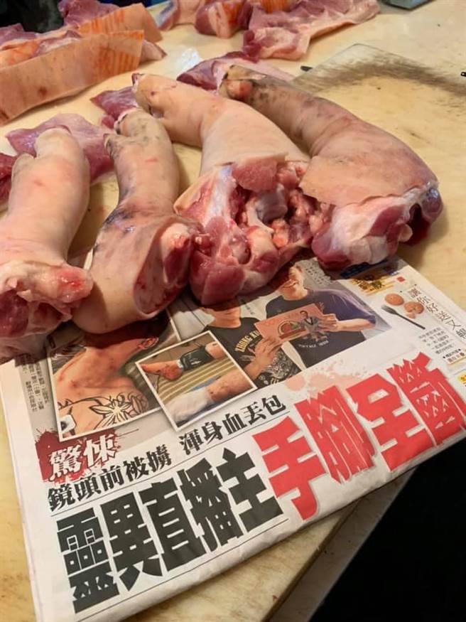 女儿在班上对同学说「我爸在市场跟人家断手断脚」，他事后向老师解释他的工作是名猪肉摊商。（图／翻摄自脸书「爆怨2公社」）