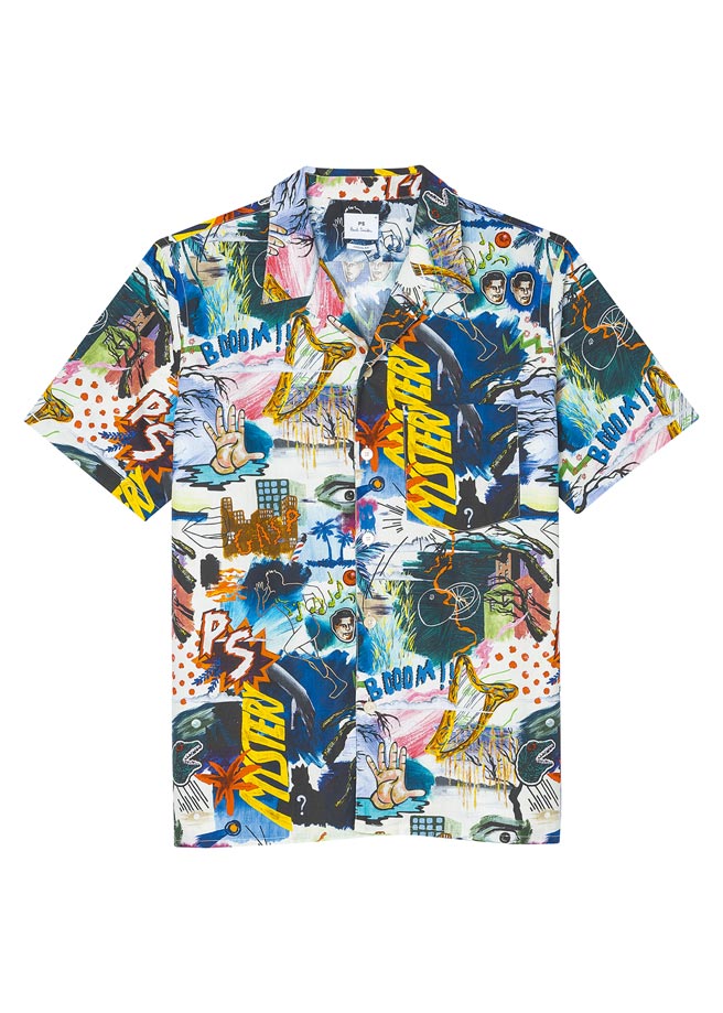 PS Paul Smith满版漫画图案衬衫，8300元。（Paul Smith提供）