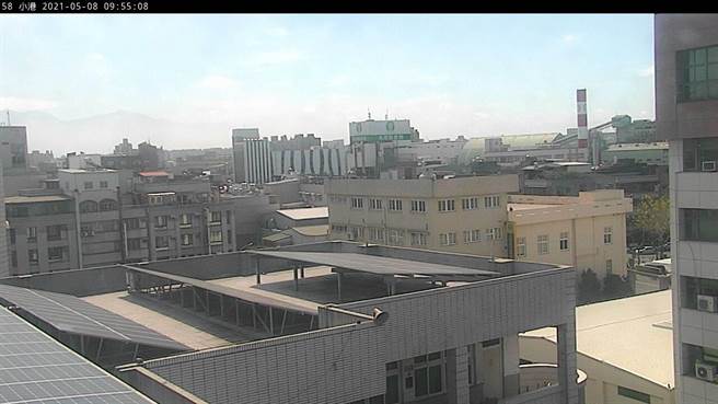 今日環境風場為偏南風，西半部地區整體擴散條件佳。（翻攝自空氣品質監測網／林良齊台北傳真）