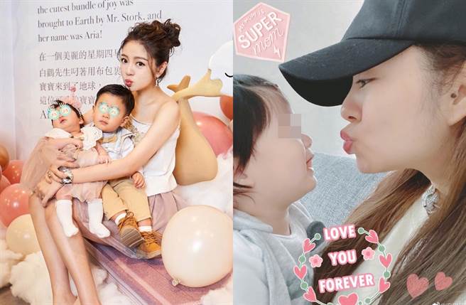 安以轩育有一子一女。（图／翻摄自安以轩微博）