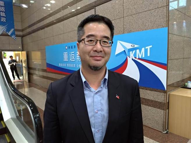 馬英九基金會執行長蕭旭岑。（黃福其攝）