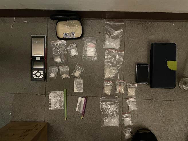 逃亡中的戴嫌，攜帶大量安非他命與海洛因毒品。（讀者提供／程炳璋台南傳真）