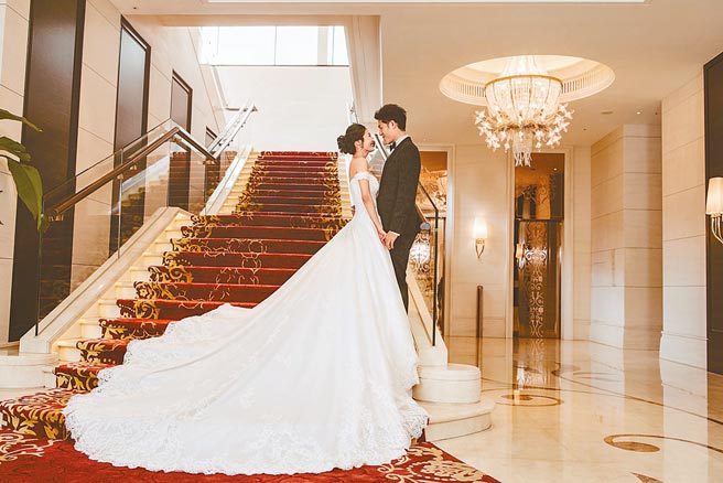 大仓久和大饭店婚宴「和雅企划」全新5大专案，由专人为准新人打造完美婚礼。（大仓久和大饭店提供）