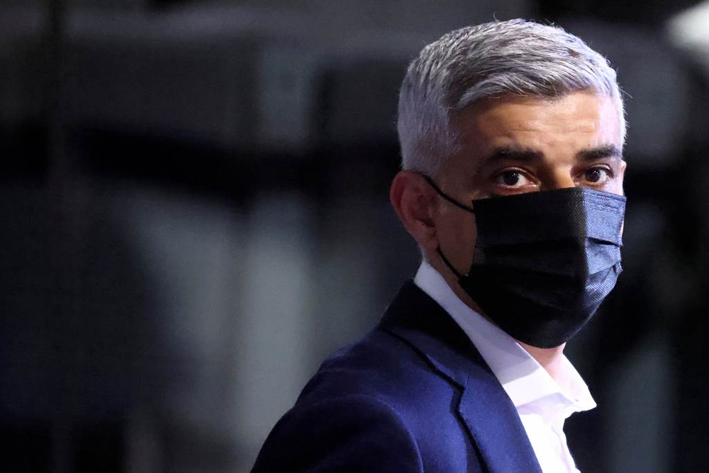 伦敦首位穆斯林市长 击败保守党对手赢得连任。图/路透社提供(photo:ChinaTimes)