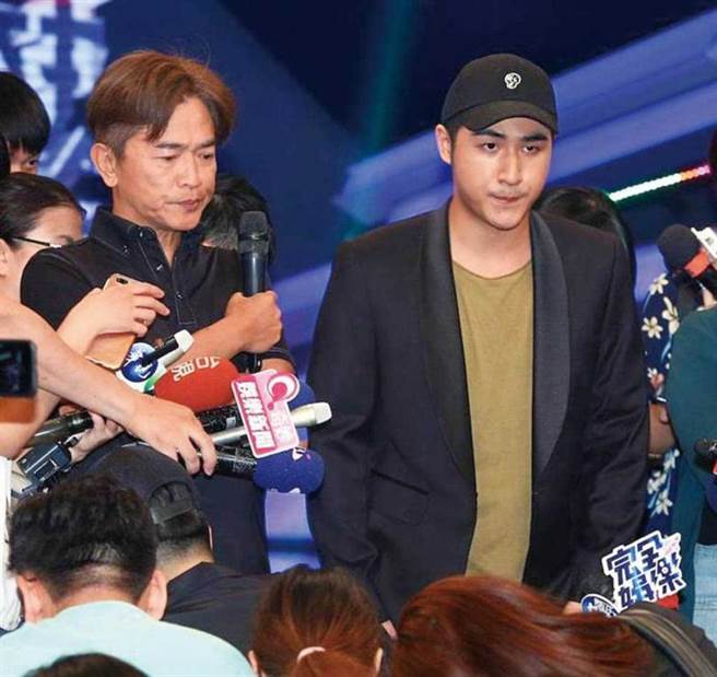 2018年鹿希派在IG开玩笑要炸掉台北市政府，事后被吴宗宪当眾狠狠教训一顿。（图／报系资料库）