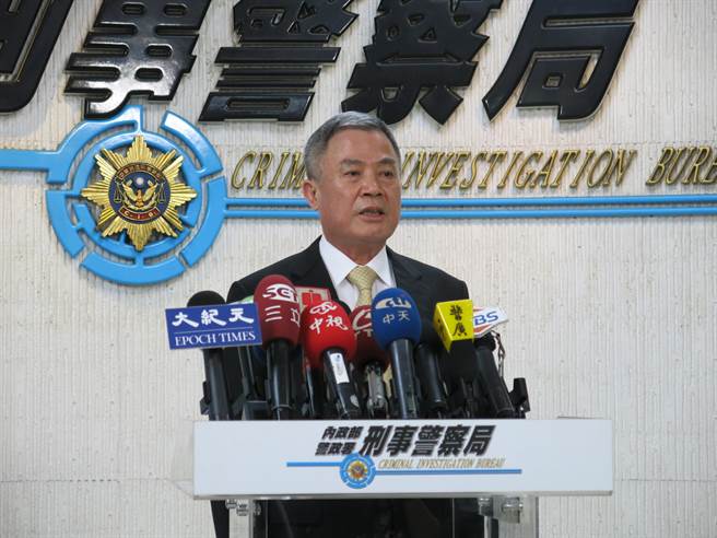 刑事局长黄嘉禄宣示扫黑。（警方提供）