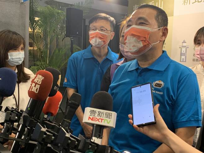 新北市长侯友宜今出席2021新北创客季开幕仪式。（许哲瑗摄）