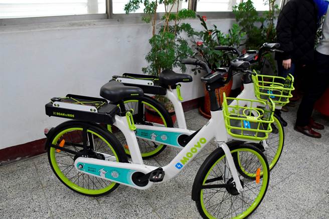 彰化縣公共自行車服務系統，簽訂9月起，由運點科技的MOOVO自行車接手上路。（吳敏菁攝）