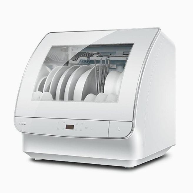 乐天市场上尖头曼商号的Haier海尔小海贝全自动洗碗机，原价2万540元，特价1万5800元。（乐天市场提供）