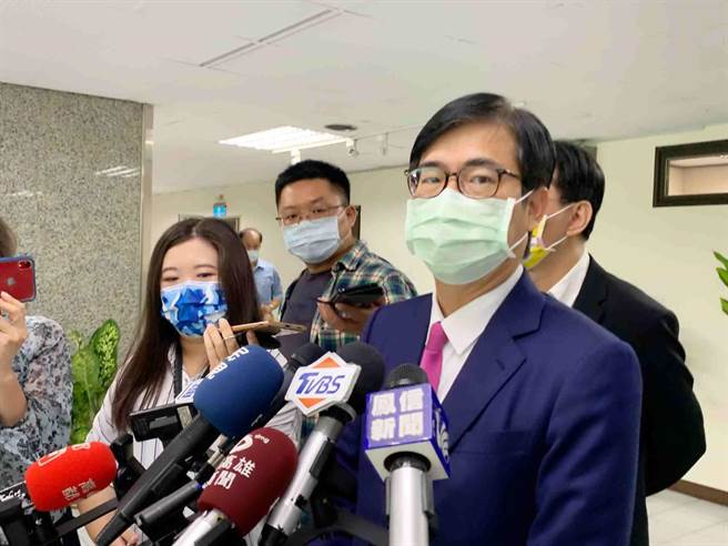 針對台灣連續5年遭排除參加WHA會議，高雄市長陳其邁直批，中國政治力干涉。（柯宗緯攝）