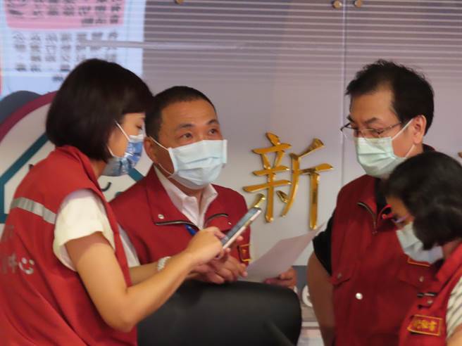 防疫升級，侯友宜籲中央擴大普篩轉守為攻。（葉德正攝）