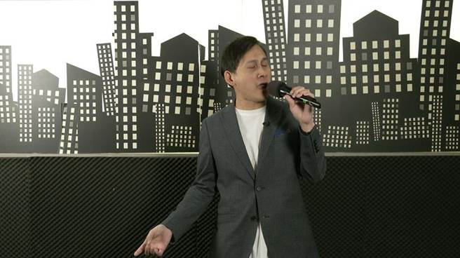 葉元之現場竟直接模仿起「香港四大天王」。（圖/邱子軒攝）