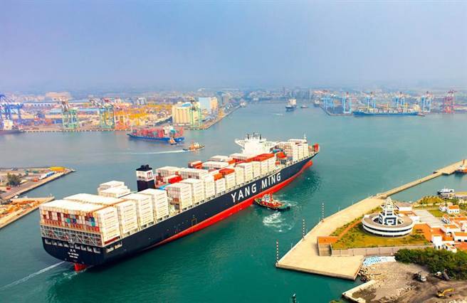 阳明今年首季获利在货柜三雄当中称王。（图／阳明提供）
