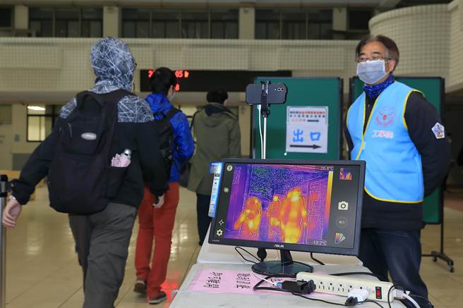 淡江大学全面启动防疫措施（淡江大学提供／戴上容新北传真）