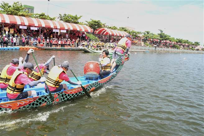 今年看不到鹿港划龍舟了。（彰縣府提供／吳敏菁彰化傳真）