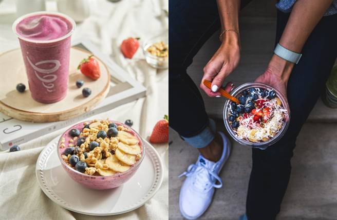 Jamba Juice目前推出的产品包含经典果昔、活力果昔、绿果昔、优果杯等4大类品项。（图／品牌提供）