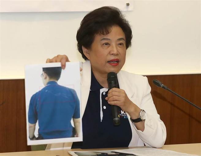 国民党前立委、中常委沈智慧。（赵双杰摄）