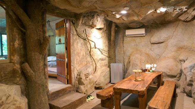 入住寨子當山大王　享受原始森林的山野情懷。(圖/行遍天下提供)