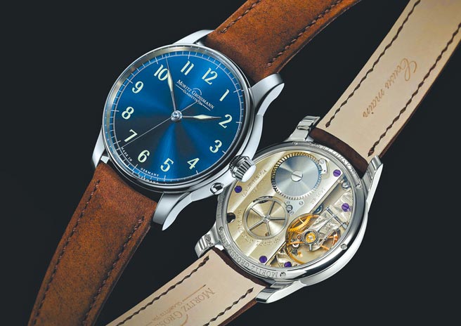 獨立製表品牌Moritz Grossmann的ZENTRALSEKUNDE腕表看似簡約，其實背後是工藝技術的極大考驗。（瑞博品提供）