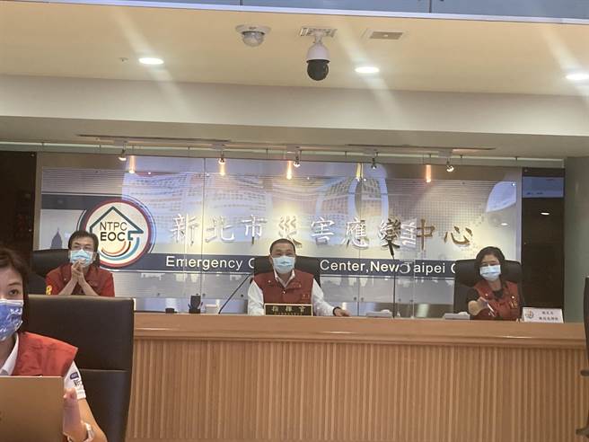 輕症採集中檢疫 新北已找好集中檢疫所。（新北市新聞局提供／葉德正新北傳真）