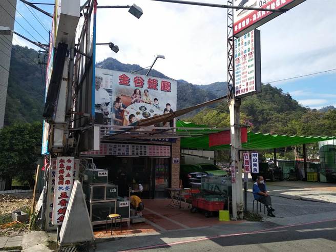 苗栗确诊男曾至谷关金谷餐厅用餐。（陈淑娥摄）