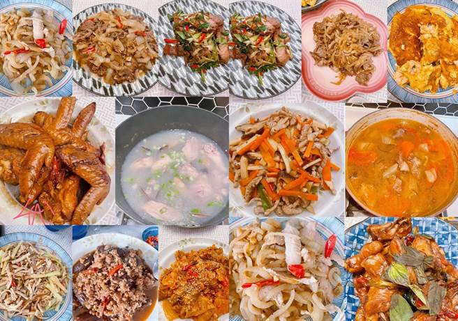 林心如在家做了许多料理，网狂讚霍建华太幸福。（图／FB@林心如）