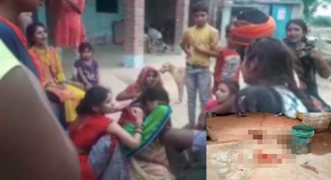 印度一名父亲因女儿偷带小男友回家气炸，持斧头将他们斩首杀害。（图／ZEE News）