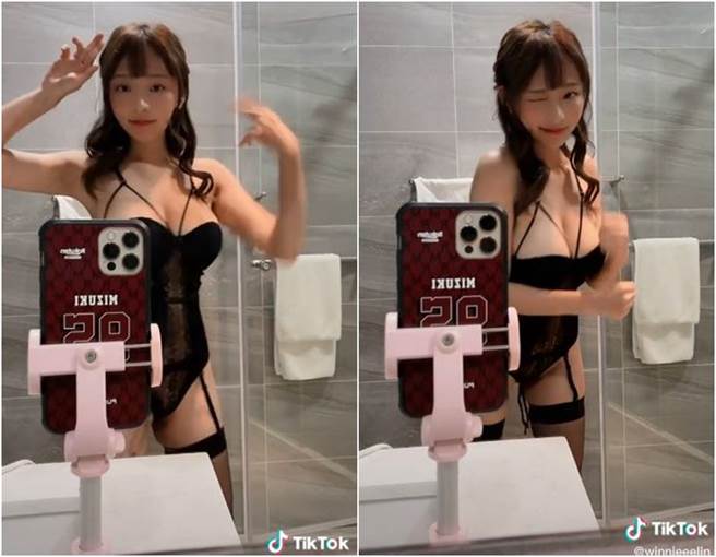 林襄20日再PO辣片。（图／翻摄自抖音）
