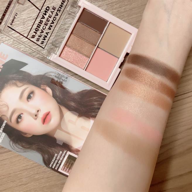 在韩国最热卖的「#no.1榛果玫瑰」。（邱映慈摄）