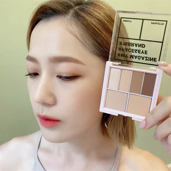 MODEL示范「#no.5奶油杏仁」。（邱映慈摄）