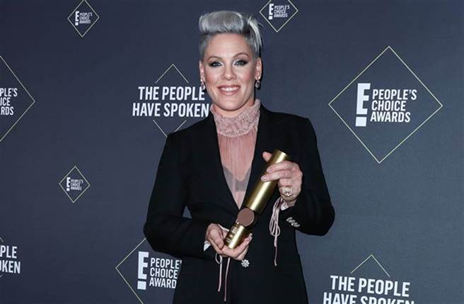 美国歌坛天后红粉佳人P!NK（本名Alecia Beth Moore）。(图/ 取自达志影像)