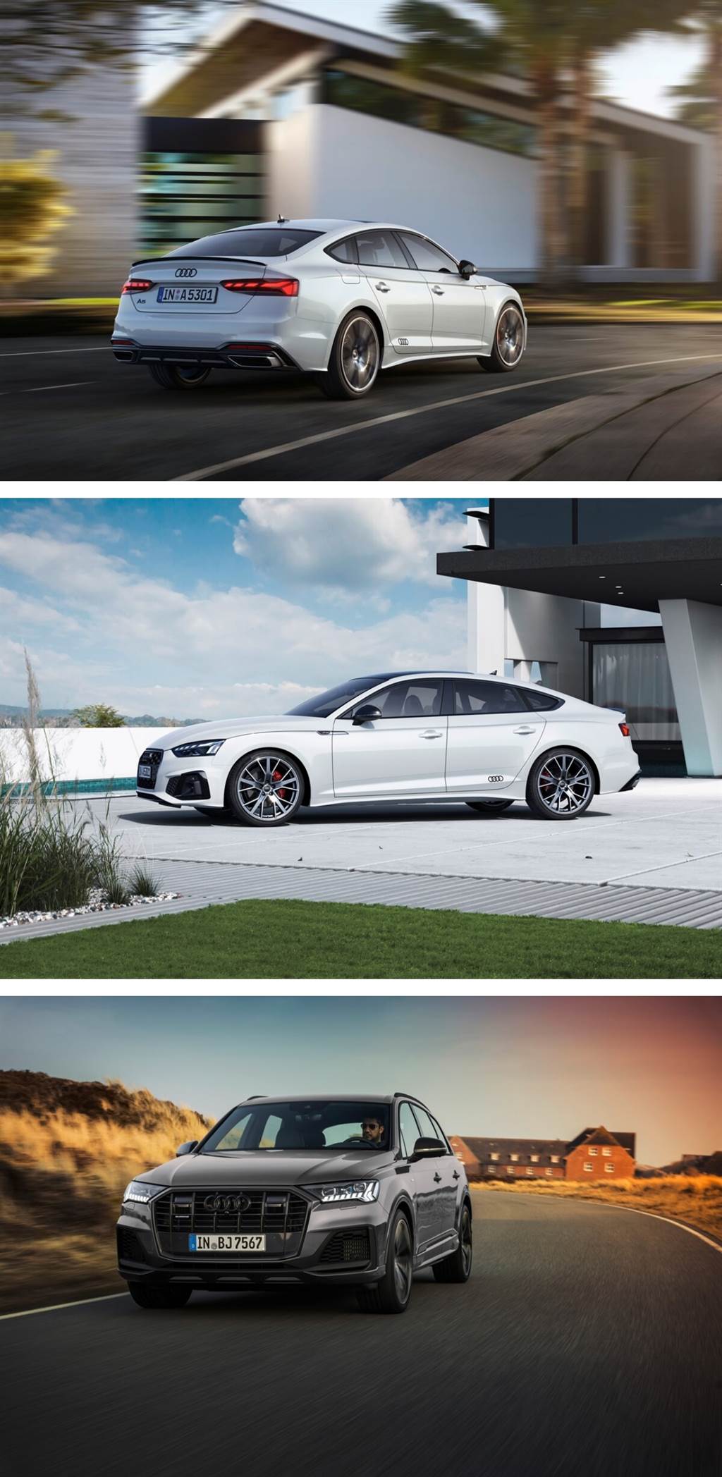 Audi針對新年式A1、A4、A5、Q7、Q8推出S line Competition外觀升級套件
