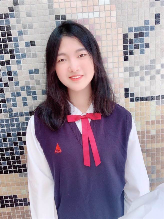 树德家商应用日语科学生詹范超的二姊詹愉萱。（树德家商提供）