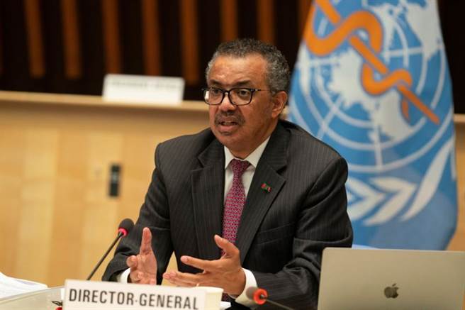 世界衛生組織總幹事譚德塞說，專家們尚未發現對現有疫苗和藥物有效性構成威脅的新冠病毒新菌株，但是病毒持續變異，不能保證目前疫苗有效的狀況不會改變。（圖／路透）